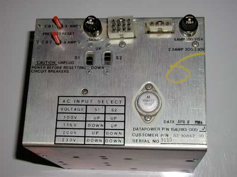 Cinematronics Power Supply