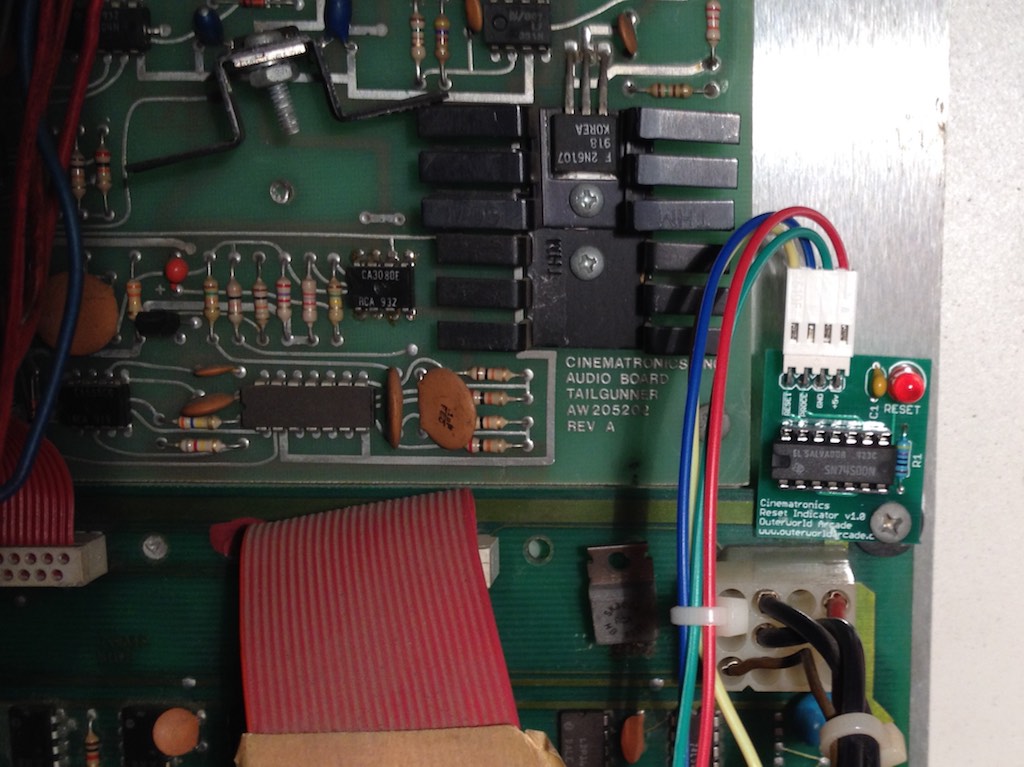 Cinematronics Reset Indicator PCB v1.0